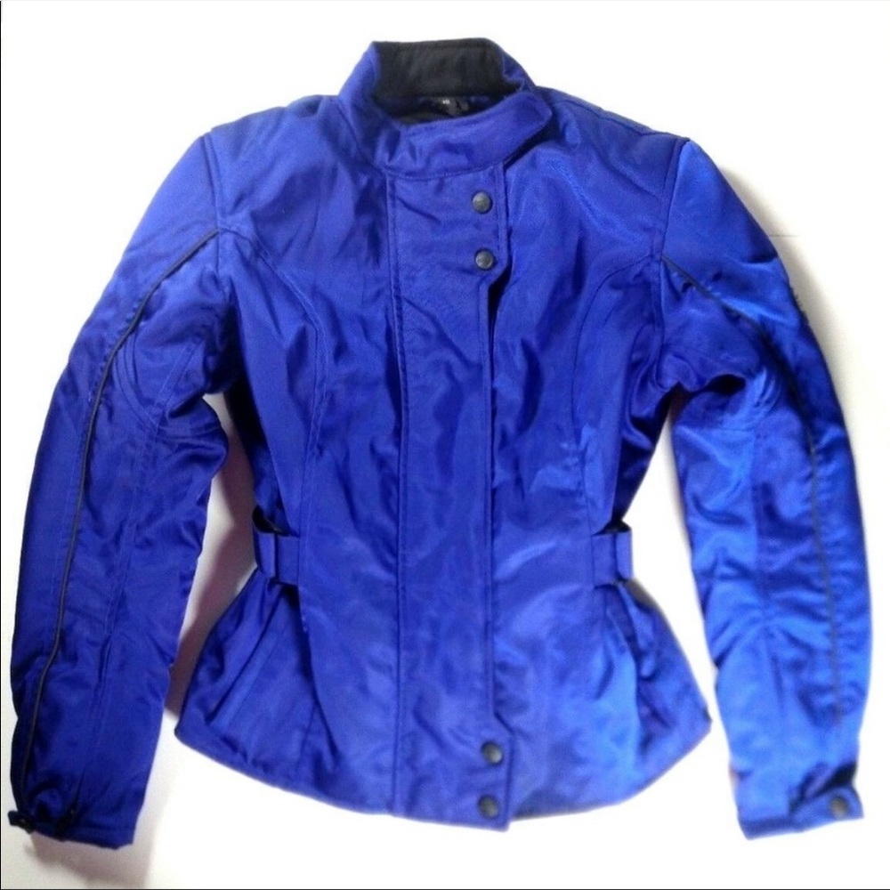 RST Womens Size 10 Motorcycle Jacket Blue Armour